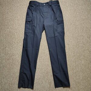 5.11 TACTICAL Pants Men 40 Blue B-Class PDU Taclite Ripstop Cargo Unhemmed